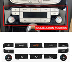 2pcs For Ford S-Max/MONDEO Car Air Conditioning Button Repair Sticker