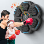 Bluetooth Music Boxing Machine with Lights 9 Speed Adjustable, Black, Light Gray