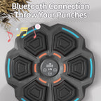 Bluetooth Music Boxing Machine with Lights 9 Speed Adjustable, Black, Light Gray