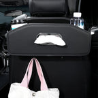 Auto Seatback Organizer Tissue Bag Car Rear Drainage Cup Holder