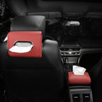 Auto Armrest Tissue Box Car Seat Back Hanging Napkin Pack Cover