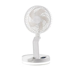 F200 Foldable Remote Control Wall-mounted Fan LED Light Desktop Rotating Fan, Regular Model