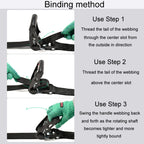 Motorcycle Ratchet Tensioner Cargo Bundling And Luggage Fixing Straps, 1m, 2m, 3m, 4m, 5m