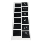 For Jeep Cherokee/Commander Car Seat Heating Switch Sticker