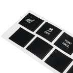 For Jeep Cherokee/Commander Car Seat Heating Switch Sticker