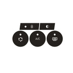 For Citroen C4L 2014-2018 Air Conditioning Door Lock Button Repair Sticker