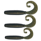 HENGJIA Curved-Tail Soft Dummy Bait Freshwater Fishing Lures, 5cm 10pcs /Pack, 6cm 10pcs /Pack, 7cm 10pcs /Pack
