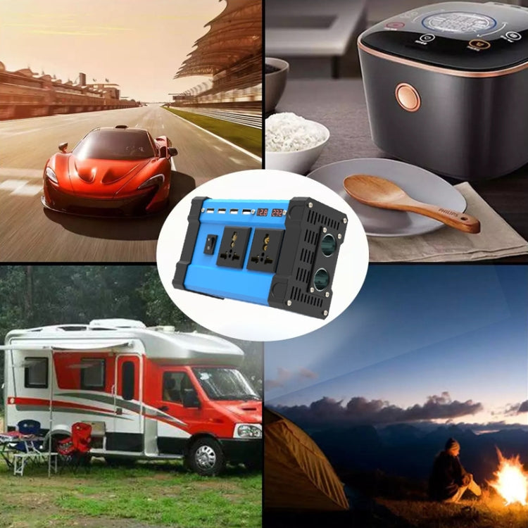 Car Digital Display Inverter, 12V To 220V 300W, 12V To 110V 300W, 12V To 220V 500W, 12V To 110V 500W