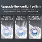 C9 Pro RGB Ambient Light Foldable Fan Cooling Laptop Aluminum Alloy Heightening Stand, Silver, Pink, Gray