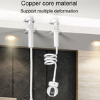 Punch-Free Surveillance Camera Mounting Bracket Cabinet Ceiling Rack, White 50cm, Black 50cm, White 110cm, Black 110cm