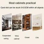 Punch-Free Surveillance Camera Mounting Bracket Cabinet Ceiling Rack, White 50cm, Black 50cm, White 110cm, Black 110cm