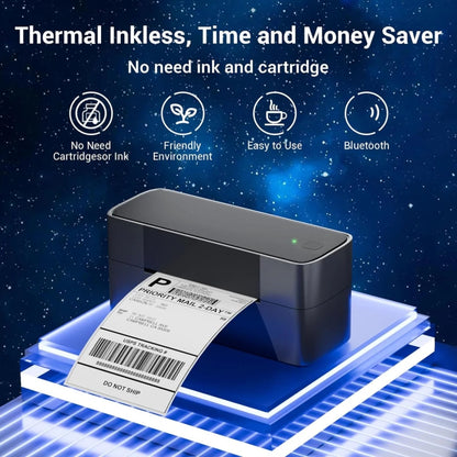 Phomemo PM245-BT Bluetooth Shipping Label Printer Support Labels Width  1- 4.6 Inch, EU Plug, US Plug, UK Plug