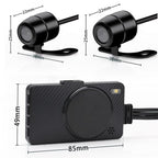 3 inch Motorcycle High-definition Dual-lens Driving Recorder, SE300