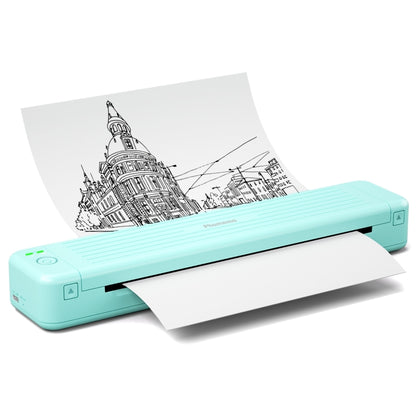 Phomemo P831 Bluetooth Portable Thermal Transfer Printer Support A4 / Letter / A5 / B5 Plain Paper Printing, Black, Pink, Blue, White, Green