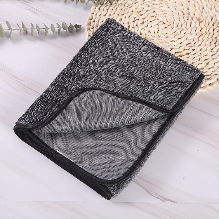 Thickened Twisted Braid Cloth Absorbent Car Cleaning Towel, 30x40cm, 40x40cm, 40x60cm, 60x90cm, 60x160cm