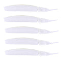 5pcs /Pack HENGJIA SO109 Spaghetti Worm Soft Bait Spiral Fishing Dummy Lures, 10cm 7g