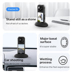 For Insta360 X4 aMagisn Silicone Base Vehicle Mounted Fixed Non-slip Holder, With Double Dided Glue, Without Double Sided Glue