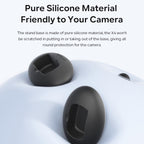 For Insta360 X4 aMagisn Silicone Base Vehicle Mounted Fixed Non-slip Holder, With Double Dided Glue, Without Double Sided Glue