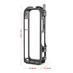 For Insta360 X4 AMagisn Metal Protective Housing Frame 2 Claws Rabbit Cage, 2 Claws Version