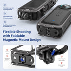 For Insta360 X4 AMagisn Metal Protective Housing Frame 2 Claws Rabbit Cage, 2 Claws Version