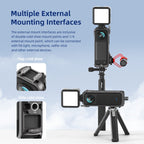 For Insta360 X4 AMagisn Metal Protective Housing Frame 2 Claws Rabbit Cage, 2 Claws Version