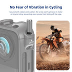 For Insta360 X4 AMagisn Metal Protective Housing Frame 2 Claws Rabbit Cage, 2 Claws Version