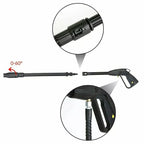For Karcher K-Series / LAVOR Long Rod Universal Swivel Nozzle High Pressure Car Wash Sprayer Parts, No. 4 Long Rod Nozzle, No. 2 Long Rod Nozzle