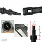 For Karcher K-Series / LAVOR Long Rod Universal Swivel Nozzle High Pressure Car Wash Sprayer Parts, No. 4 Long Rod Nozzle, No. 2 Long Rod Nozzle