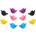 Car Front Storage Hook Desk Organization, Random Color Delivery, 10pcs Small, 5pcs Large
