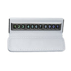 Car Front Windshield Temporary Parking Number Plate Interior Decoration