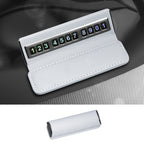 Car Front Windshield Temporary Parking Number Plate Interior Decoration