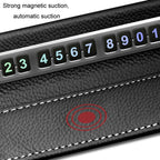 Car Front Windshield Temporary Parking Number Plate Interior Decoration
