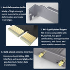 COMFAST BE200MAX 8774Mbps WiFi7 Network Card Bluetooth 5.4 Tri-Band PCIE WiFi Receiver, BE200MAX