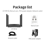 COMFAST CF-N5 V2  1200Mbps WiFi6 Dual Band Wireless Router With Gigabit Ethernet Port, 4x5dBi Antenna, CF-N5 V2 US Plug, CF-N5 V2 EU Plug