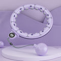 Intelligent Detachable Digital Display Counting Fitness Circle, 65-80cm Purple, 65-90cm Purple, 65-110cm Purple, 65-80cm White, 65-90cm White, 65-110cm White, 65-80cm Green, 65-90cm Green, 65-110cm Green