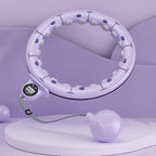 Intelligent Detachable Digital Display Counting Fitness Circle, 65-80cm Purple, 65-90cm Purple, 65-110cm Purple, 65-80cm White, 65-90cm White, 65-110cm White, 65-80cm Green, 65-90cm Green, 65-110cm Green