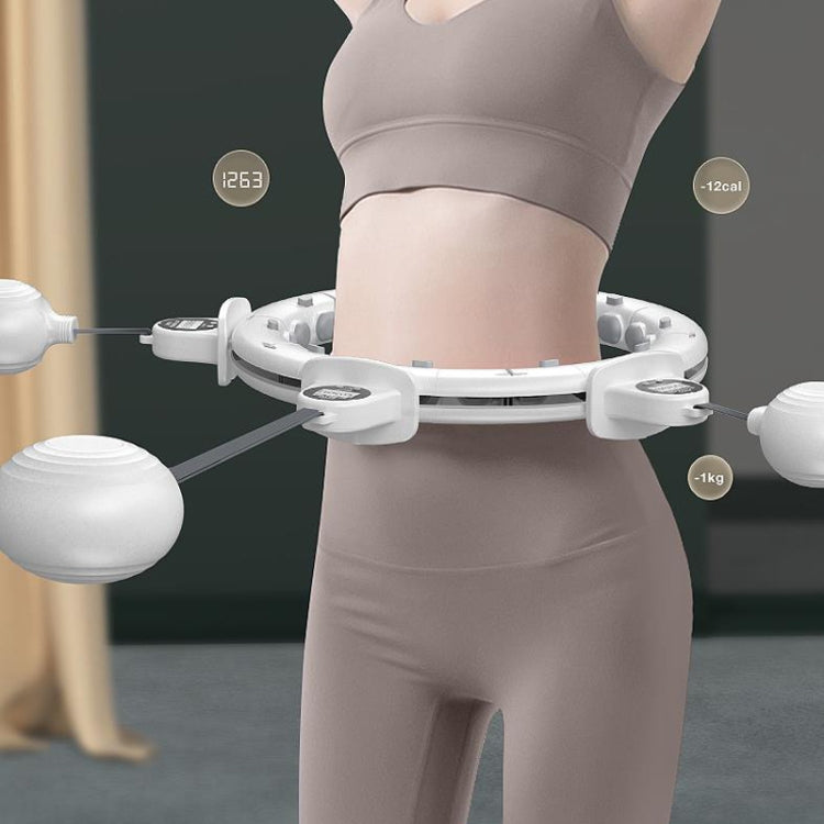 Intelligent Detachable Digital Display Counting Fitness Circle, 65-80cm Purple, 65-90cm Purple, 65-110cm Purple, 65-80cm White, 65-90cm White, 65-110cm White, 65-80cm Green, 65-90cm Green, 65-110cm Green