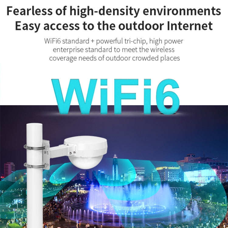COMFAST WA933 Wi-Fi6  3000Mbps Outdoor Access Point Dual Band Waterproof Wireless Router Support VLAN, WA933 UK, WA933 EU, WA933 US