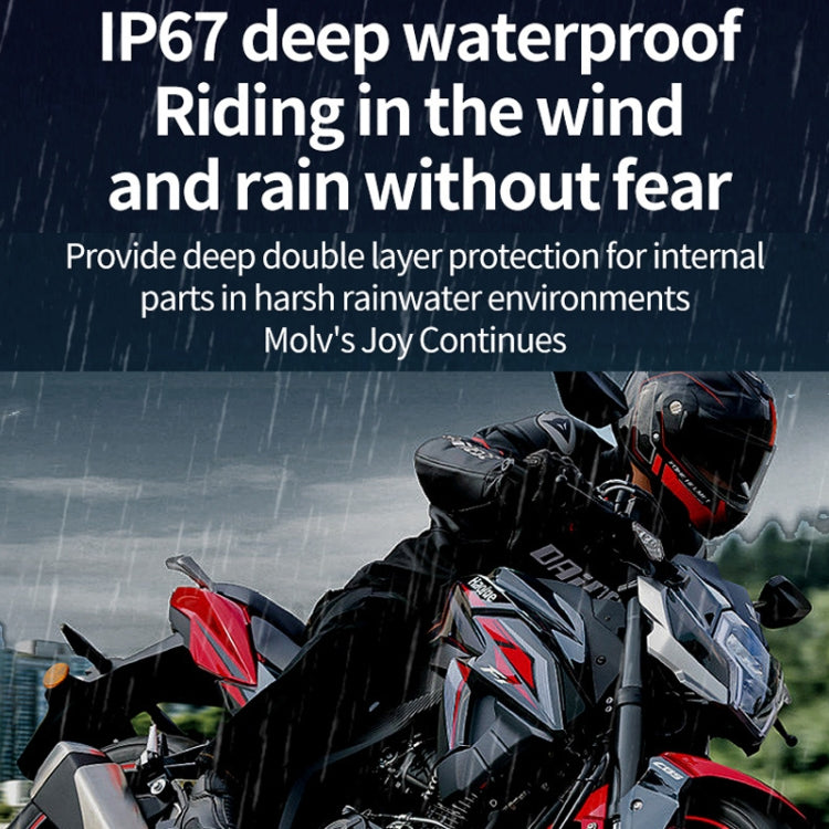 Motorcycle Noise Reduction Waterproof Helmet Cycling Bluetooth Headphones, V11S