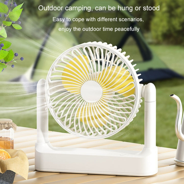 Portable Retractable USB Home Desktop Fan Large Wind Power Outdoor Ceiling Fan, Plug-in Model, Charging Model