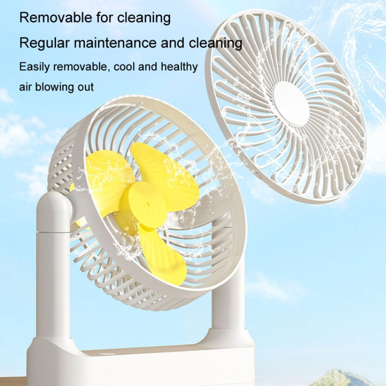 Portable Retractable USB Home Desktop Fan Large Wind Power Outdoor Ceiling Fan, Plug-in Model, Charging Model