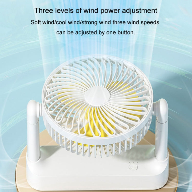 Portable Retractable USB Home Desktop Fan Large Wind Power Outdoor Ceiling Fan, Plug-in Model, Charging Model