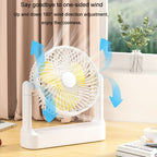 Portable Retractable USB Home Desktop Fan Large Wind Power Outdoor Ceiling Fan, Plug-in Model, Charging Model