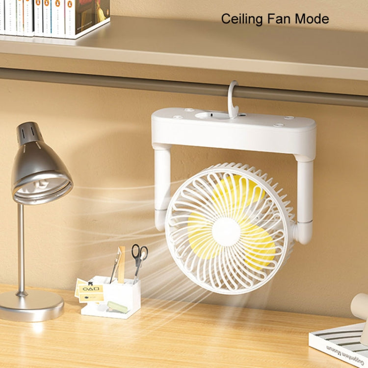 Portable Retractable USB Home Desktop Fan Large Wind Power Outdoor Ceiling Fan, Plug-in Model, Charging Model