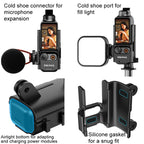 For DJI Osmo Pocket 3 HEPAIL Extended Adapter Protective Bezel Extension Handle Cold Shoe Adapter Bracket