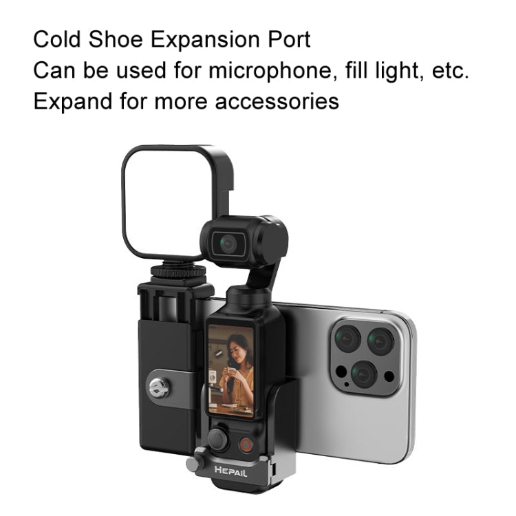 For DJI OSMO Pocket 3 HEPAIL Extended Phone Holder Adapter Protection Bezel, AC28