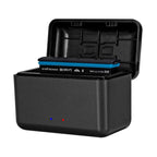 For Insta360 X4 Charging Hub Battery Charging Box, Black