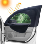 Car Sun Protection Anti-mosquito Window Zipper Sunshade, Front Window (Main+Auxiliary), Rear Window (Left+Right)