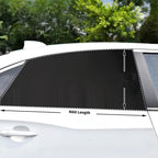 Car Sun Protection Anti-mosquito Window Zipper Sunshade, Front Window (Main+Auxiliary), Rear Window (Left+Right)