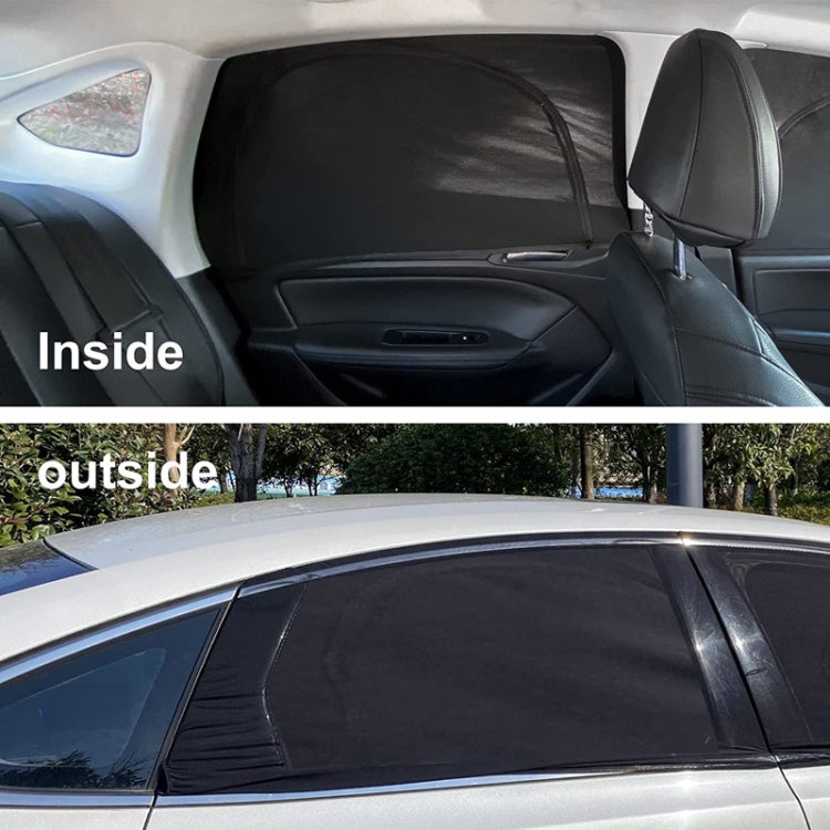 Car Sun Protection Anti-mosquito Window Zipper Sunshade, Front Window (Main+Auxiliary), Rear Window (Left+Right)